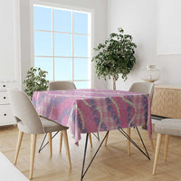 Pink Hawaii Palaka Honohono Pikake Tablecloth Hawaiian Orchid Lei Polynesian Pattern LT14 - Polynesian Pride