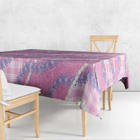 Pink Hawaii Palaka Honohono Pikake Tablecloth Hawaiian Orchid Lei Polynesian Pattern LT14 - Polynesian Pride