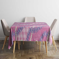 Pink Hawaii Palaka Honohono Pikake Tablecloth Hawaiian Orchid Lei Polynesian Pattern LT14 - Polynesian Pride