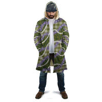 Green Hawaii Palaka Honohono Pikake Cloak Hawaiian Orchid Lei Polynesian Pattern LT14 - Polynesian Pride