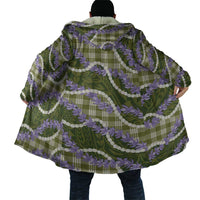 Green Hawaii Palaka Honohono Pikake Cloak Hawaiian Orchid Lei Polynesian Pattern LT14 - Polynesian Pride