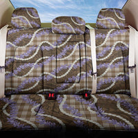 Brown Hawaii Palaka Honohono Pikake Back Car Seat Cover Hawaiian Orchid Lei Polynesian Pattern LT14 One Size Brown - Polynesian Pride