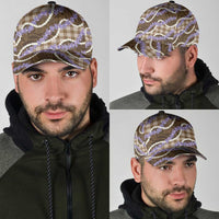 Brown Hawaii Palaka Honohono Pikake Classic Cap Hawaiian Orchid Lei Polynesian Pattern LT14 - Polynesian Pride