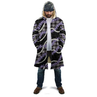 Black Hawaii Palaka Honohono Pikake Cloak Hawaiian Orchid Lei Polynesian Pattern LT14 - Polynesian Pride