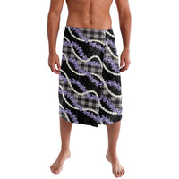 Black Hawaii Palaka Honohono Pikake Lavalava Hawaiian Orchid Lei Polynesian Pattern LT14 Black - Polynesian Pride