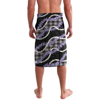 Black Hawaii Palaka Honohono Pikake Lavalava Hawaiian Orchid Lei Polynesian Pattern LT14 - Polynesian Pride