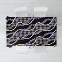 Black Hawaii Palaka Honohono Pikake Tablecloth Hawaiian Orchid Lei Polynesian Pattern LT14 Black - Polynesian Pride