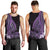 Purple Polynesia Easter Day Men Tank Top Eggs With Bunny Polynesian Pattern