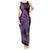 Purple Polynesia Easter Day Tank Maxi Dress Eggs With Bunny Polynesian Pattern