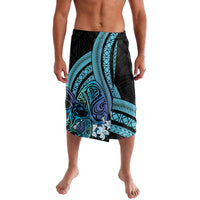 Turquoise Polynesia Easter Day Lavalava Eggs With Bunny Polynesian Pattern LT14 Turquoise - Polynesian Pride