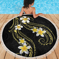Polynesia Tattoo With Plumeria Beach Blanket Elegant Vibes LT14 - Polynesian Pride