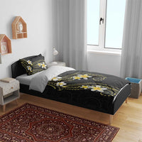 Polynesia Tattoo With Plumeria Bedding Set Elegant Vibes LT14 - Polynesian Pride