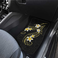 Polynesia Tattoo With Plumeria Car Mats Elegant Vibes LT14 - Polynesian Pride