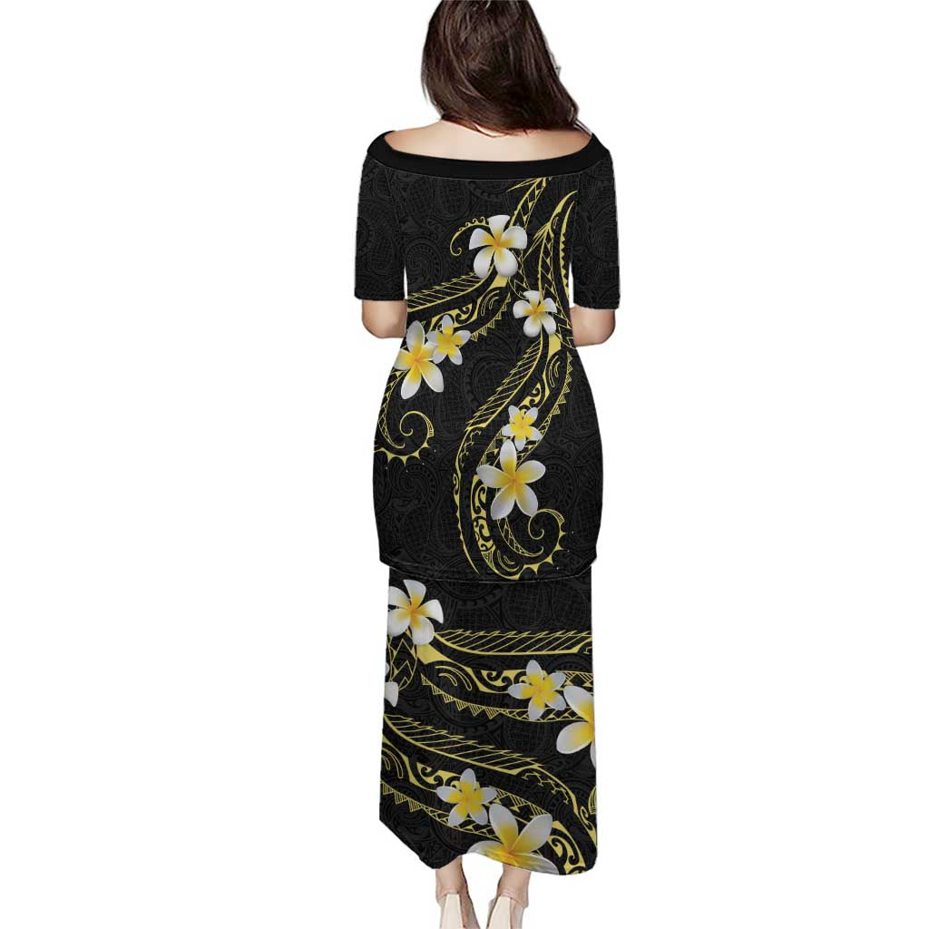 Polynesia Tattoo With Plumeria Puletasi Elegant Vibes LT14 - Polynesian Pride