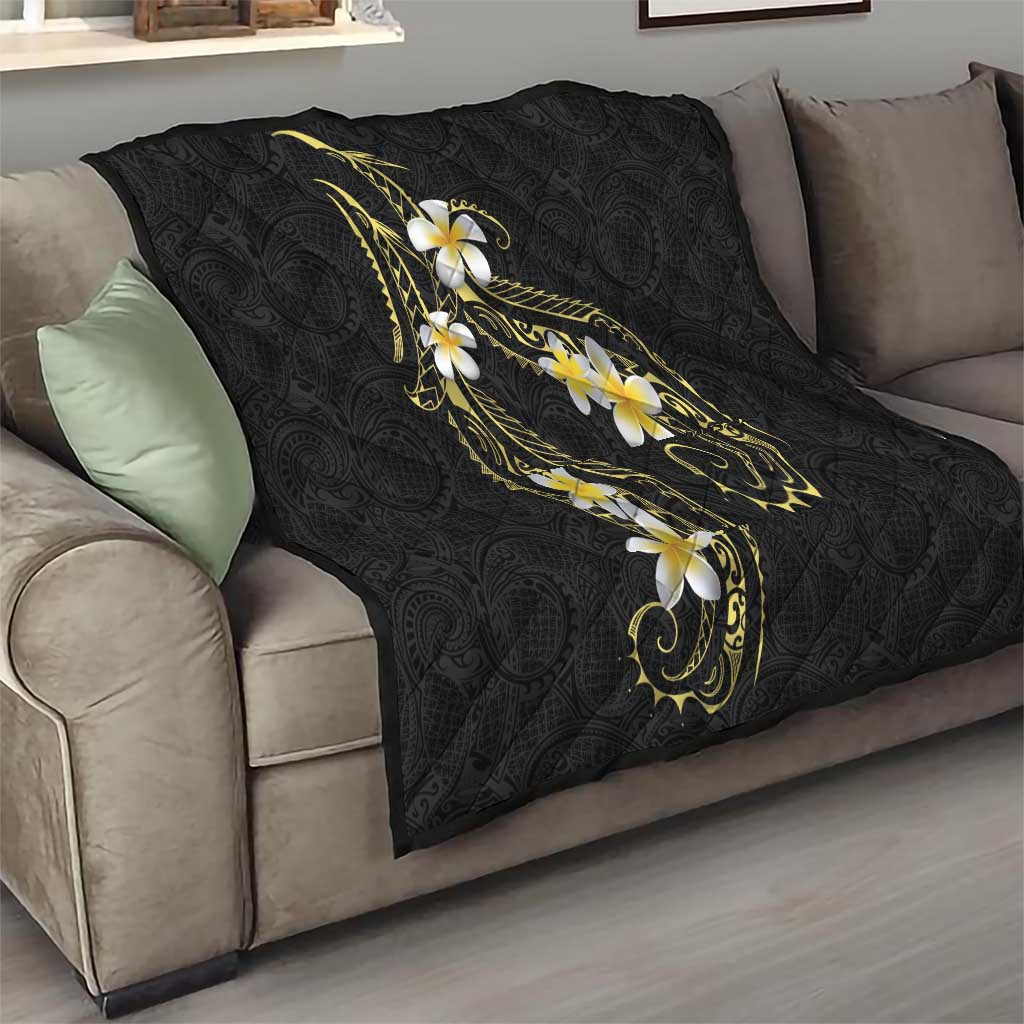 Polynesia Tattoo With Plumeria Quilt Elegant Vibes LT14 - Polynesian Pride