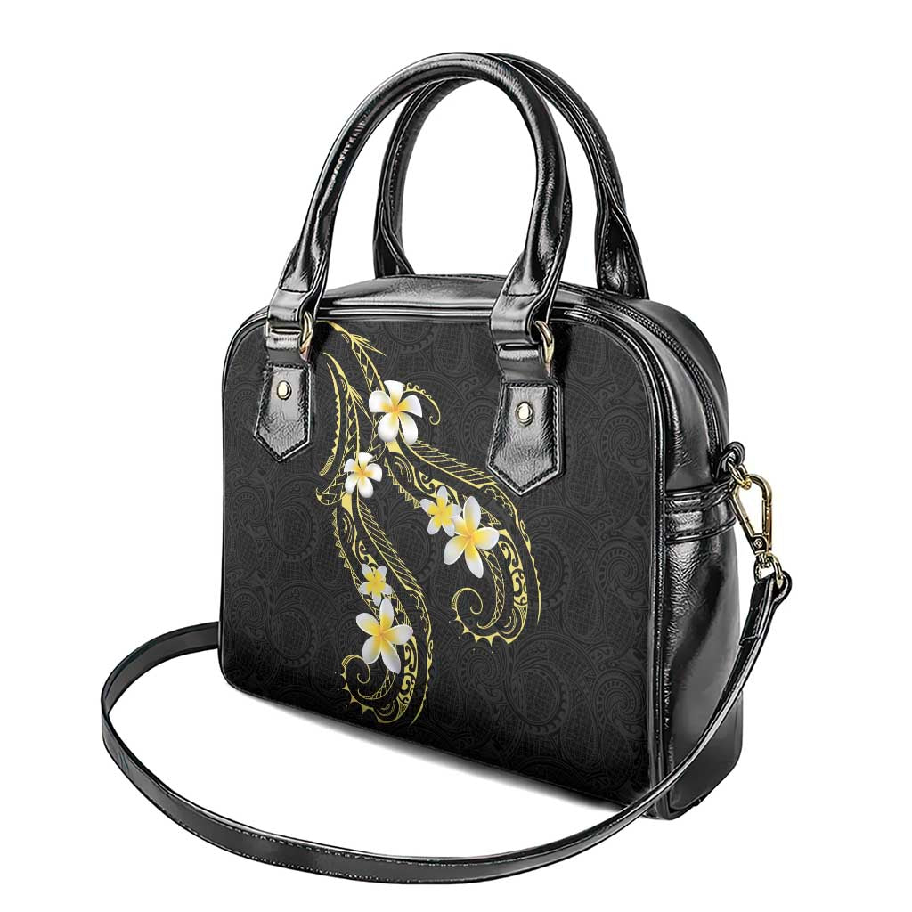 Polynesia Tattoo With Plumeria Shoulder Handbag Elegant Vibes LT14 - Polynesian Pride
