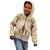 Tonga Father's Day Kid Hoodie Best Dad Ever Tongan Ngatu Pattern - Beige