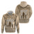 Tonga Father's Day Zip Hoodie Best Dad Ever Tongan Ngatu Pattern - Beige