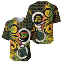 Vanuatu 1980 Baseball Jersey Ni-Van Tamtam Sand Drawing Pattern LT14 - Polynesian Pride