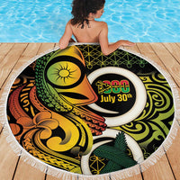 Vanuatu 1980 Beach Blanket Ni-Van Tamtam Sand Drawing Pattern LT14 - Polynesian Pride