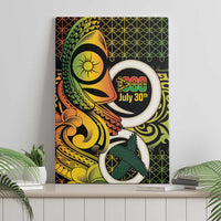Vanuatu 1980 Canvas Wall Art Ni-Van Tamtam Sand Drawing Pattern LT14 - Polynesian Pride