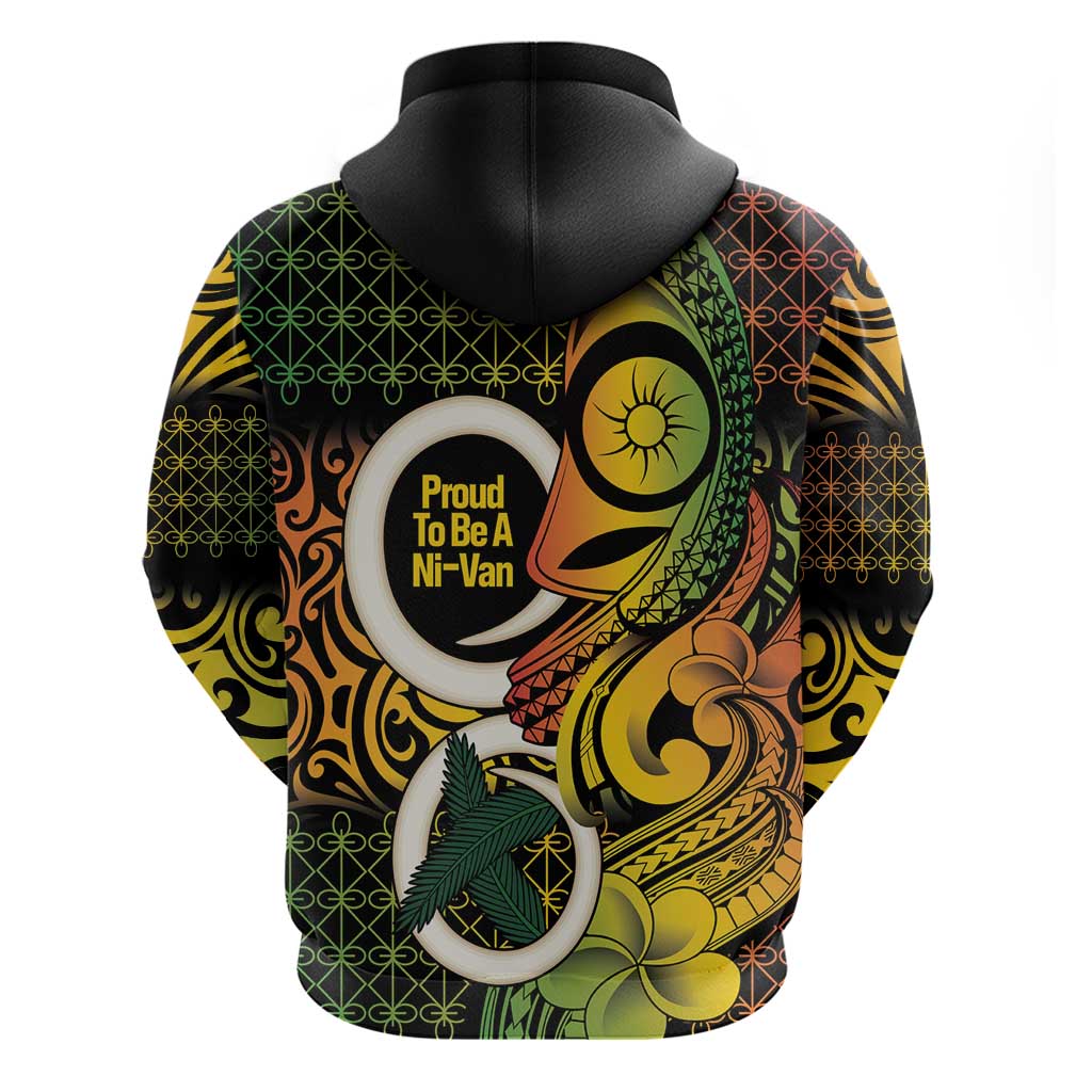 Vanuatu 1980 Hoodie Ni-Van Tamtam Sand Drawing Pattern LT14 - Polynesian Pride