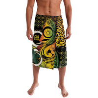 Vanuatu 1980 Lavalava Ni-Van Tamtam Sand Drawing Pattern LT14 Black - Polynesian Pride