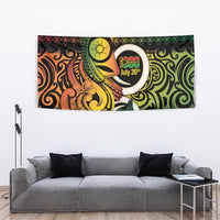 Vanuatu 1980 Tapestry Ni-Van Tamtam Sand Drawing Pattern LT14 - Polynesian Pride