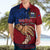 Polynesian Pride Father Day Samoa Hawaiian Shirt Manuia le Aso Sa o Tama Red Version LT14 - Polynesian Pride