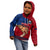 Polynesian Pride Father Day Samoa Kid Hoodie Manuia le Aso Sa o Tama Red Version LT14 - Polynesian Pride