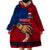 Polynesian Pride Father Day Samoa Wearable Blanket Hoodie Manuia le Aso Sa o Tama Red Version LT14 - Polynesian Pride