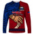 Personalised Father Day Samoa Long Sleeve Shirt Manuia le Aso Sa o Tama Red Version LT14 Unisex Red - Polynesian Pride