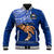 Polynesian Pride Father Day Samoa Baseball Jacket Manuia le Aso Sa o Tama Blue Version LT14 Unisex Blue - Polynesian Pride