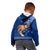 Polynesian Pride Father Day Samoa Kid Hoodie Manuia le Aso Sa o Tama Blue Version LT14 - Polynesian Pride