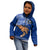 Polynesian Pride Father Day Samoa Kid Hoodie Manuia le Aso Sa o Tama Blue Version LT14 - Polynesian Pride