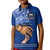 Polynesian Pride Father Day Samoa Kid Polo Shirt Manuia le Aso Sa o Tama Blue Version LT14 Kid Blue - Polynesian Pride