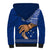 Polynesian Pride Father Day Samoa Sherpa Hoodie Manuia le Aso Sa o Tama Blue Version LT14 - Polynesian Pride