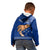 Personalised Father Day Samoa Kid Hoodie Manuia le Aso Sa o Tama Blue Version LT14 - Polynesian Pride