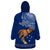 Personalised Father Day Samoa Wearable Blanket Hoodie Manuia le Aso Sa o Tama Blue Version LT14 - Polynesian Pride