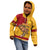 Polynesian Pride Father Day Papua New Guinea Kid Hoodie PNG I Love You Dad Yellow Version LT14 - Polynesian Pride