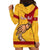 Personalised Father Day Papua New Guinea Hoodie Dress PNG I Love You Dad Yellow Version LT14 - Polynesian Pride