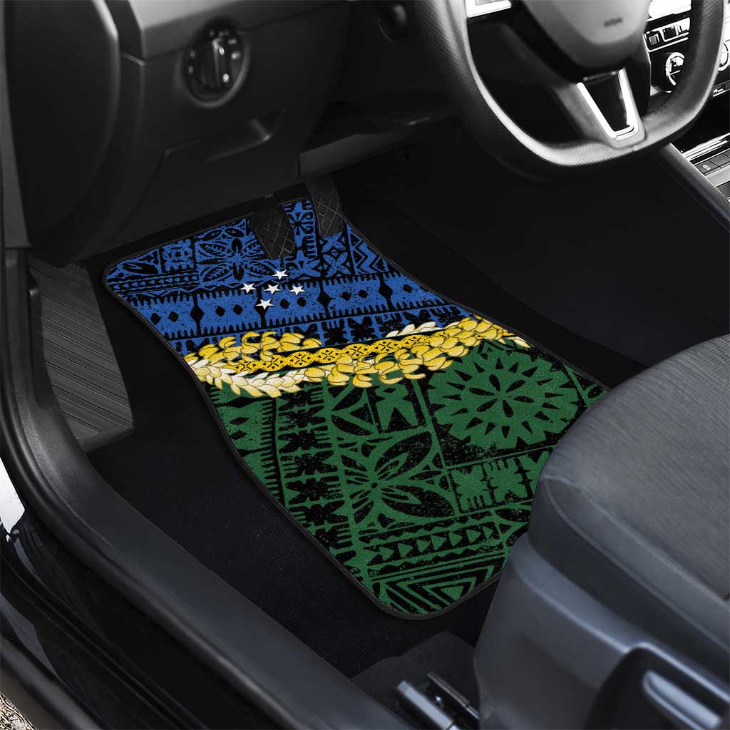 Halo Olaketa Solomon Islands Tapa Pattern Car Mats LT14 - Polynesian Pride