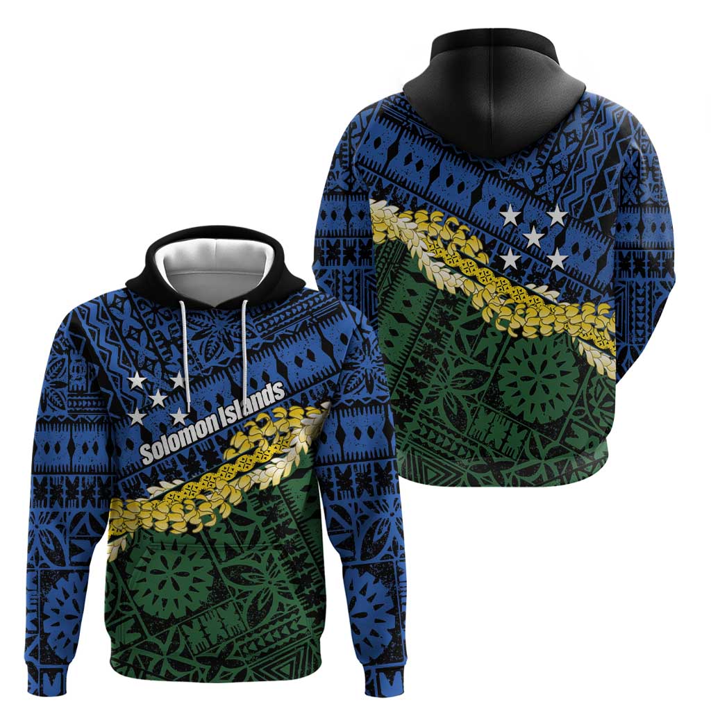 Halo Olaketa Solomon Islands Tapa Pattern Hoodie LT14 - Polynesian Pride