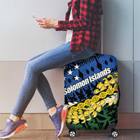 Halo Olaketa Solomon Islands Tapa Pattern Luggage Cover LT14 - Polynesian Pride