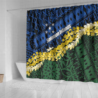 Halo Olaketa Solomon Islands Tapa Pattern Shower Curtain LT14 - Polynesian Pride