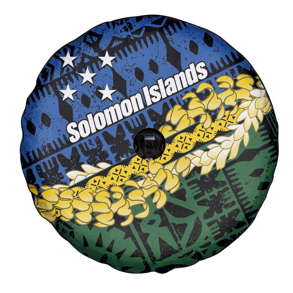 Halo Olaketa Solomon Islands Tapa Pattern Spare Tire Cover LT14 - Polynesian Pride