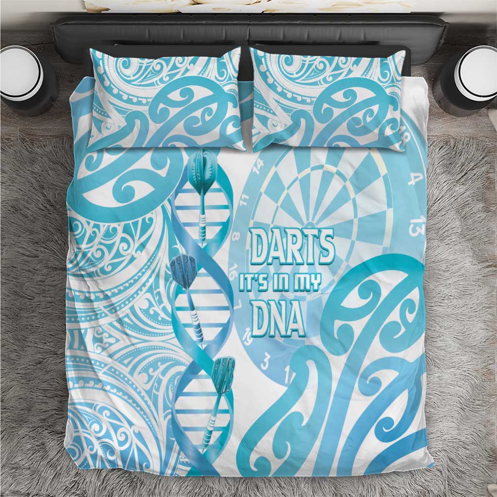 New Zealand Darts Bedding Set Aotearoa Maori Its In My DNA White LT14 White - Polynesian Pride