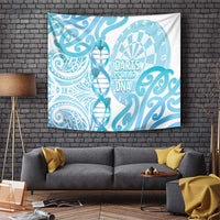 New Zealand Darts Tapestry Aotearoa Maori Its In My DNA White LT14 White - Polynesian Pride