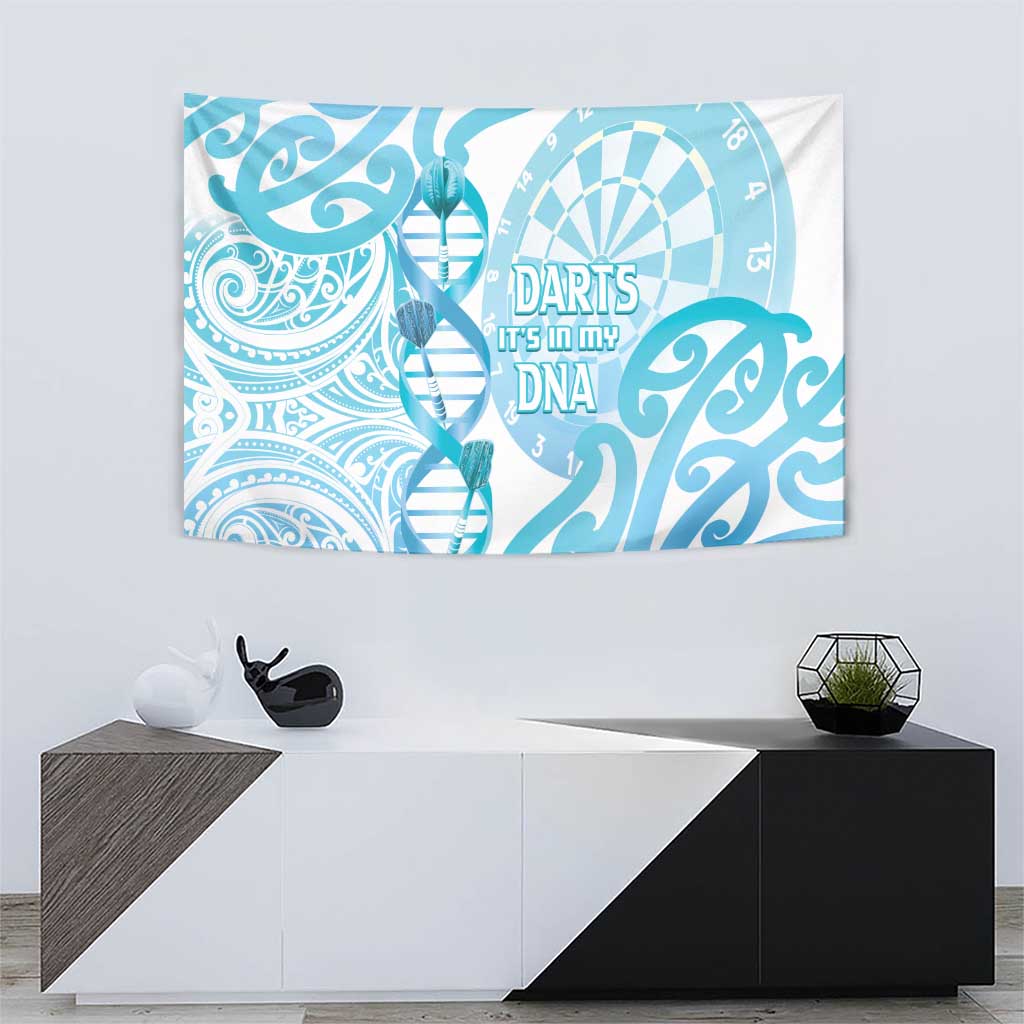 New Zealand Darts Tapestry Aotearoa Maori Its In My DNA White LT14 - Polynesian Pride