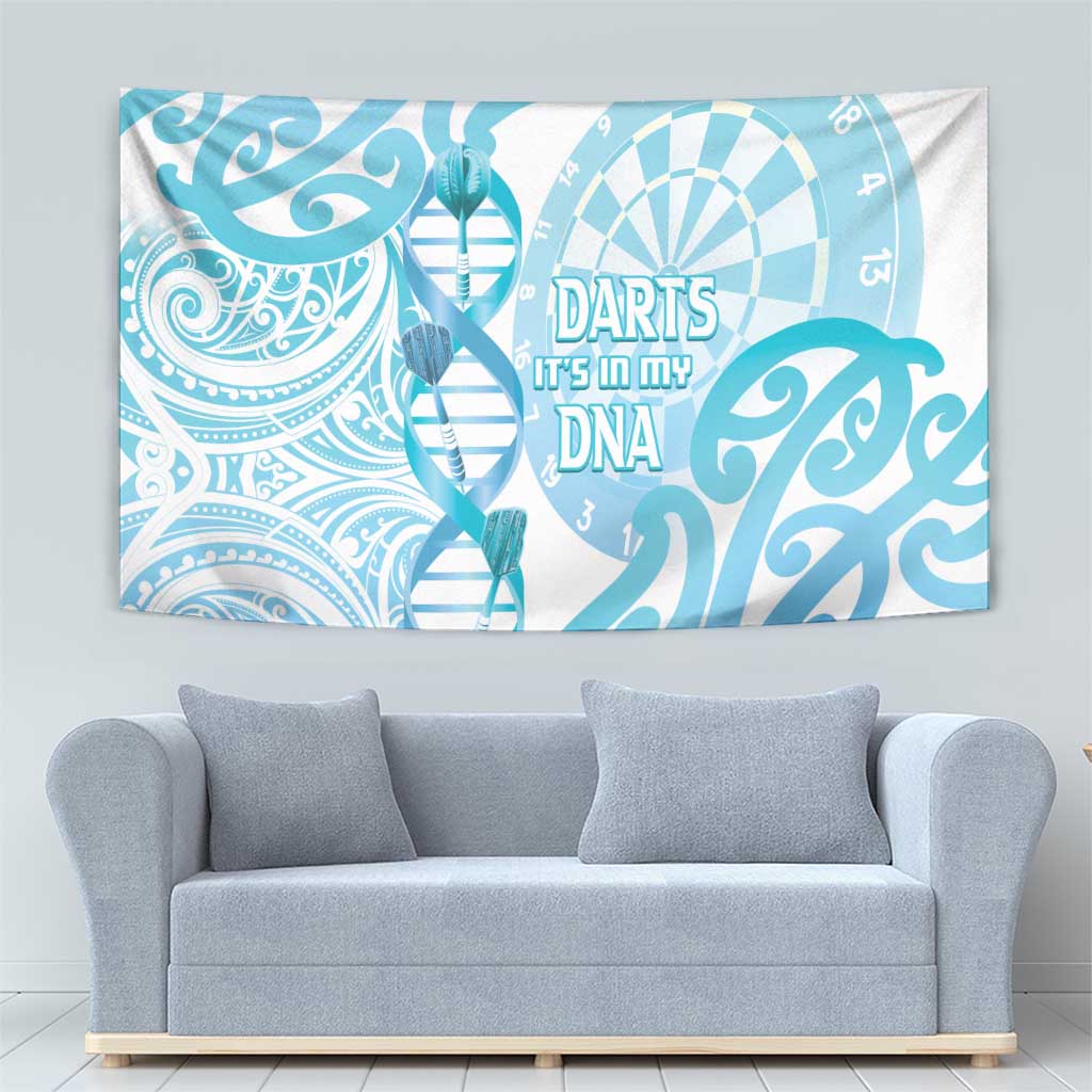 New Zealand Darts Tapestry Aotearoa Maori Its In My DNA White LT14 - Polynesian Pride